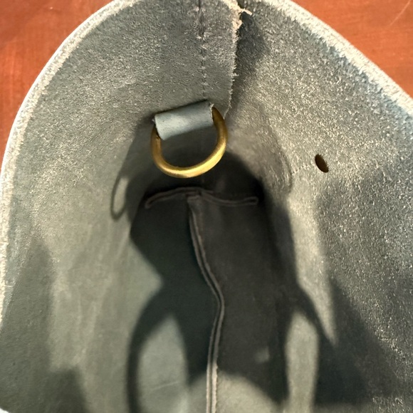 Portland Leather Mini Crossbody Bag “Aqua” NEW - Picture 8 of 13